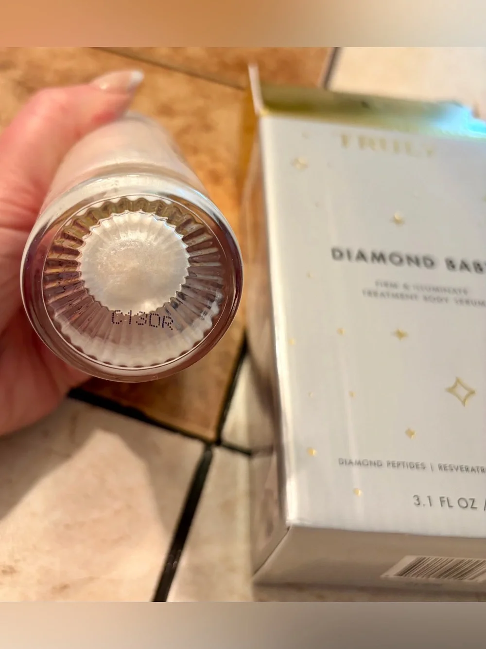 New in Box TRULY Diamond Baby Body Serum- Firm & Illuminate Treatment Body Serum
